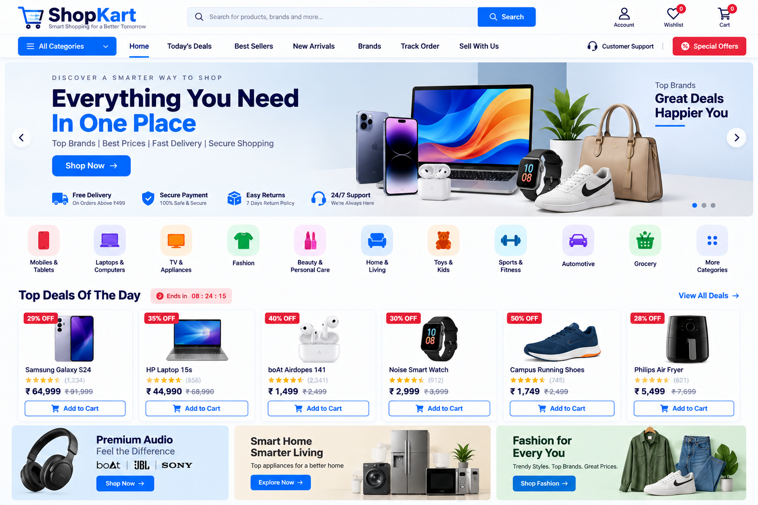 E-Commerce Platform Screenshot 1